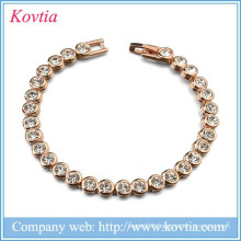 New models alloy jewelry popular men crystal bracelet ,luxury men women bracelet wholesale